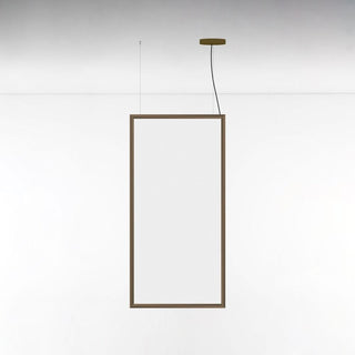 Artemide Discovery Space Rectangular suspension lamp LED Bronze - Buy now on ShopDecor - Discover the best products by ARTEMIDE design