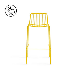 Pedrali Nolita 3658 garden stool with seat H.75 cm. - Buy now on ShopDecor - Discover the best products by PEDRALI design